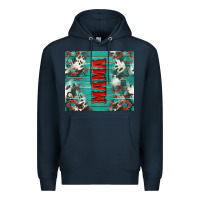 Navy western mama Premium Hoodie - NancyCooperArtShop