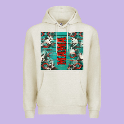Western Mama Premium Hoodie Designed By Nancycooperartshop