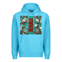 Ocean Blue western mama Premium Hoodie - NancyCooperArtShop