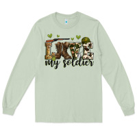 Matcha love my soldier Long Sleeve Tee - Zillion Design Studio