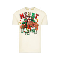 Merry And Bright Black Girl Sneakers Vintage Tee | Teevron