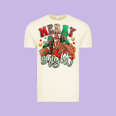 Vintage Tee Merry and bright black girl sneakers