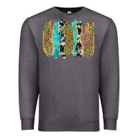 Charcoal Heather western brushstrokes Premium Sweatshirt - AdoDesignShop