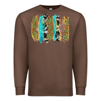 Chestnut western brushstrokes Premium Sweatshirt - AdoDesignShop