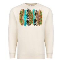 Sandshell western brushstrokes Premium Sweatshirt - AdoDesignShop