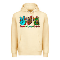 Pina Colada peace love tequila Premium Hoodie - AdoDesignShop