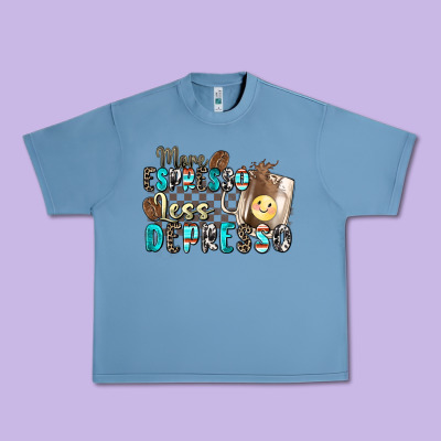 Urban Heavy Tee more espresso less depresso