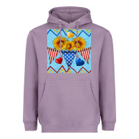 Lavender patriotic celebration Heavyweight Hoodie - BundleAndBundleShop