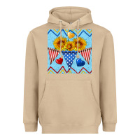 Mushroom patriotic celebration Heavyweight Hoodie - BundleAndBundleShop