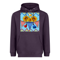 Plum patriotic celebration Heavyweight Hoodie - BundleAndBundleShop