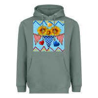 Sage patriotic celebration Heavyweight Hoodie - BundleAndBundleShop