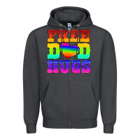 Smoke lgbtq free dad hugs Zipper Hoodie - HRA Design Shop