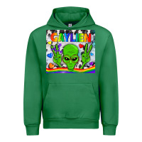 Emerald LGBTQ Gaylien Tumbler Urban Hoodie - BundleAndBundleShop