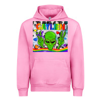 Fuchsia Pink LGBTQ Gaylien Tumbler Urban Hoodie - BundleAndBundleShop