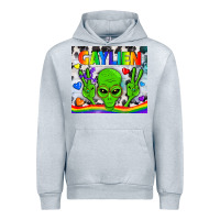 Heather Grey LGBTQ Gaylien Tumbler Urban Hoodie - BundleAndBundleShop