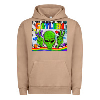 Pigment Burro LGBTQ Gaylien Tumbler Urban Hoodie - BundleAndBundleShop