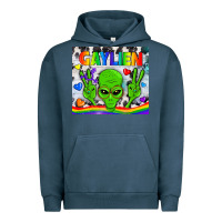 Pigment Midnight Navy LGBTQ Gaylien Tumbler Urban Hoodie - BundleAndBundleShop