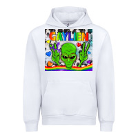 White LGBTQ Gaylien Tumbler Urban Hoodie - BundleAndBundleShop