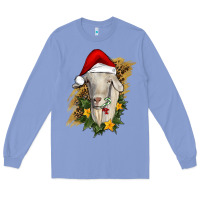 Colony Blue christmas goat Long Sleeve Tee - RanaPortraitStore