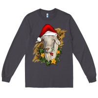 Smoke christmas goat Long Sleeve Tee - RanaPortraitStore
