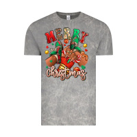 Cloud Rock Merry Christmas black girl sneakers Vintage Tee - RanaPortraitStore