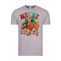 Vintage Zinc Merry Christmas black girl sneakers Vintage Tee - RanaPortraitStore