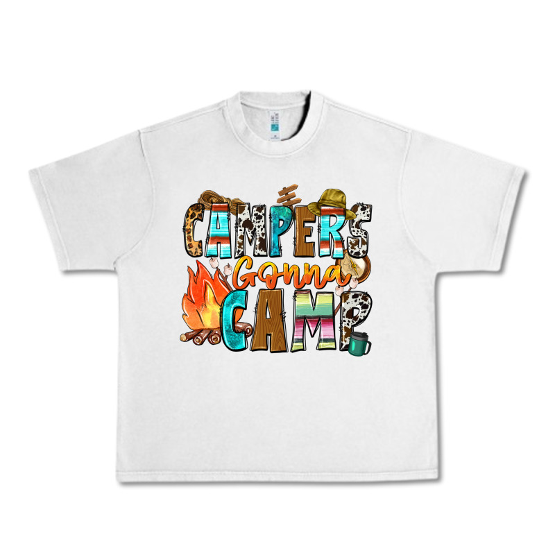 Campers Gonna Camp Urban Heavy Tee by Zillion Design Studio | Teevron