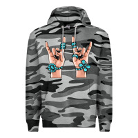 Slate Camo gemstone rock hand Premium Hoodie - MaliasSmallBusiness
