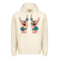 Tofu gemstone rock hand Premium Hoodie - MaliasSmallBusiness
