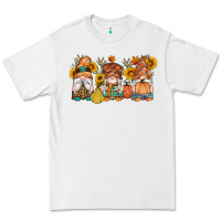 White fall gnomes pumpkin sunflowers Premium Tee - Artiststas