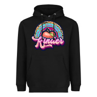 Black kinder Heavyweight Hoodie - JahusDesignShop