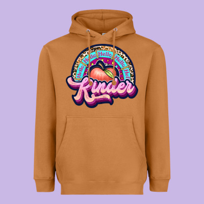 Kinder Heavyweight Hoodie Designed By Jahusdesignshop