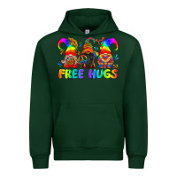 Forest Green LGBTQ Free Hugs Gnomes Urban Hoodie - BundleAndBundleShop