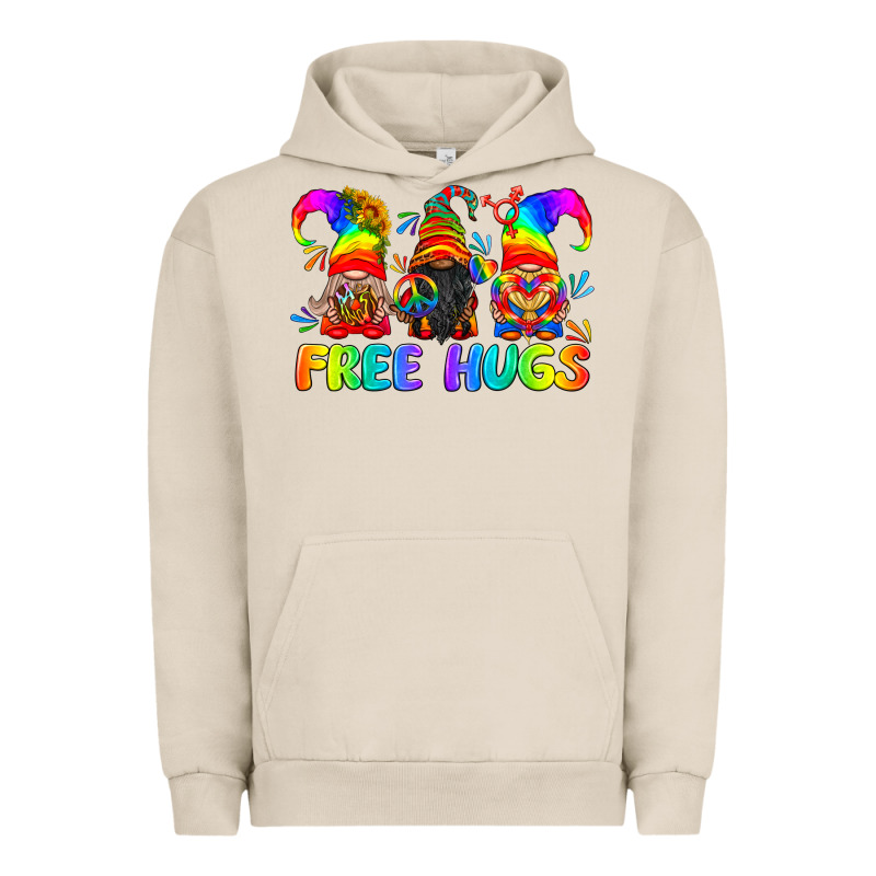 Lgbtq Free Hugs Gnomes Urban Hoodie by BundleAndBundleShop | Teevron