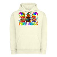 Pigment Pistachio LGBTQ Free Hugs Gnomes Urban Hoodie - BundleAndBundleShop