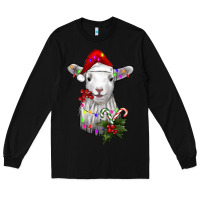 Black christmas baby sheep Long Sleeve Tee - RanaPortraitStore