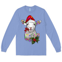 Colony Blue christmas baby sheep Long Sleeve Tee - RanaPortraitStore