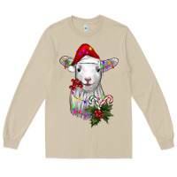 Mushroom christmas baby sheep Long Sleeve Tee - RanaPortraitStore