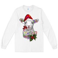 White christmas baby sheep Long Sleeve Tee - RanaPortraitStore