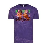 Cloud Purple Naturally unbothered afro nails Vintage Tee - RanaPortraitStore