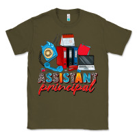 Army Green assistant principal Classic Tee - Zillion Design Studio