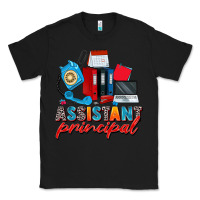 Black assistant principal Classic Tee - Zillion Design Studio