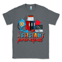 Charcoal Heather assistant principal Classic Tee - Zillion Design Studio