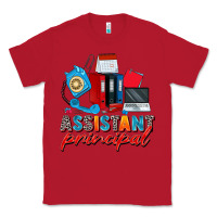 Red assistant principal Classic Tee - Zillion Design Studio