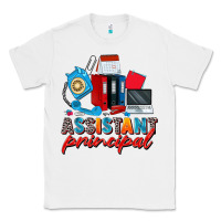 White assistant principal Classic Tee - Zillion Design Studio