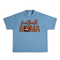 Pebble Blue football mama Urban Heavy Tee - texasbilliewilder