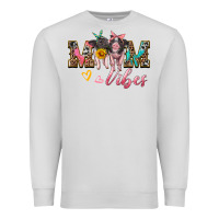 Dove Grey mom vibes baby pigs Premium Sweatshirt - Artiststas