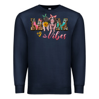 Navy mom vibes baby pigs Premium Sweatshirt - Artiststas