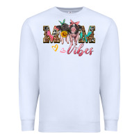 White mom vibes baby pigs Premium Sweatshirt - Artiststas