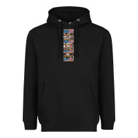 Usa Flag And Western Patterns  Penwraps Heavyweight Hoodie | Teevron